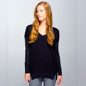 Lululemon The Sweater Life Knit Long Sleeve Shirt Top